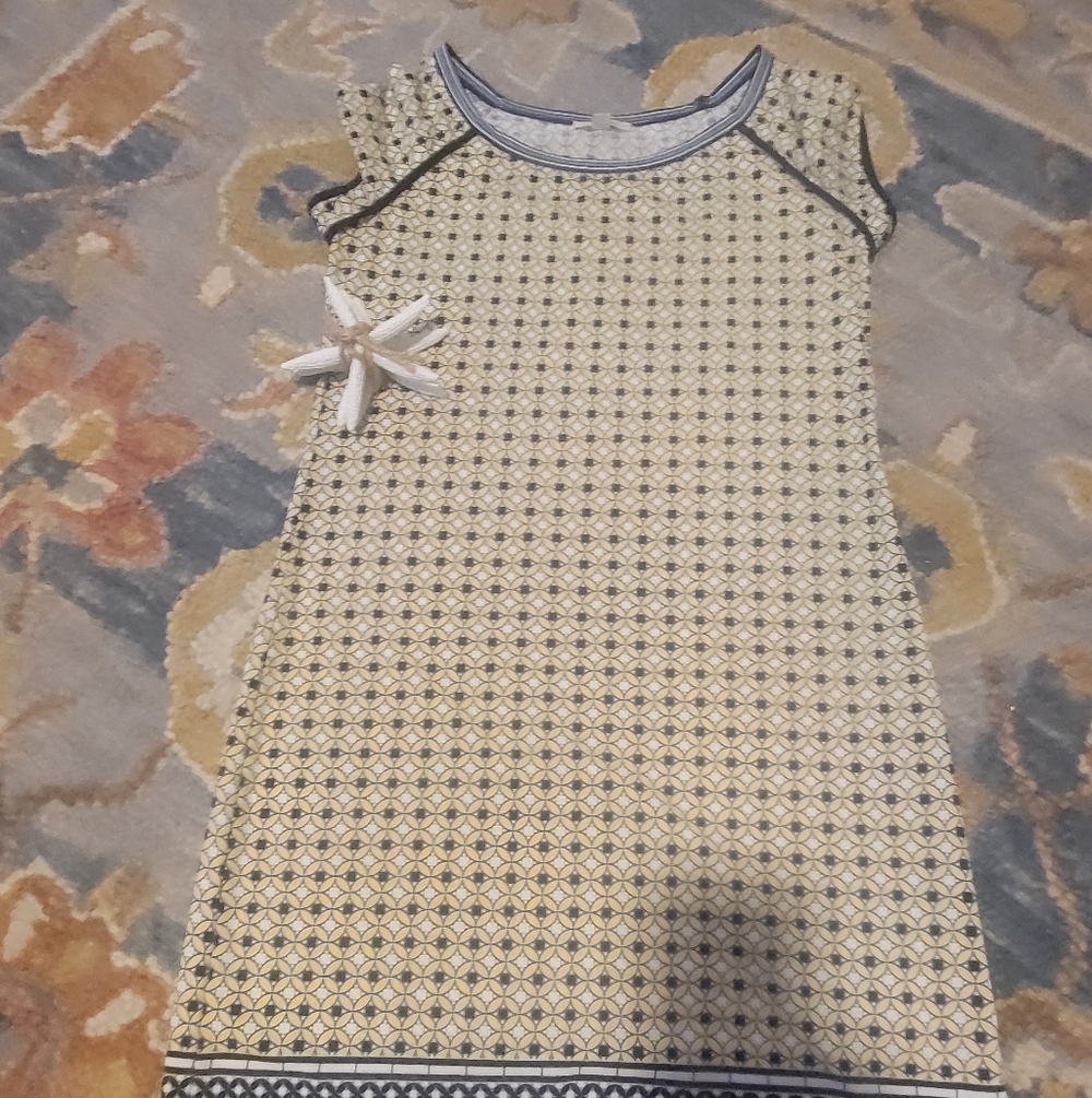 Yellow Patterned Summer Dress